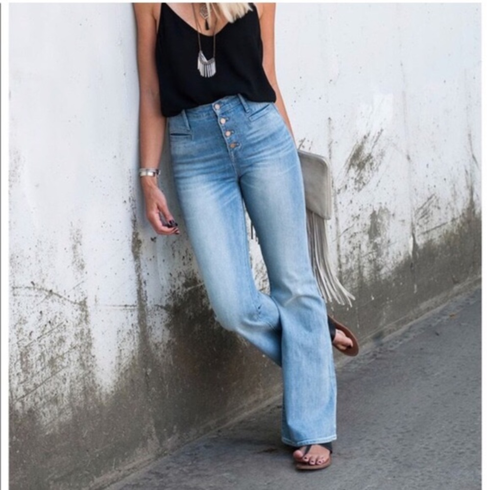 Madewell Button Fly Flea Market Jeans